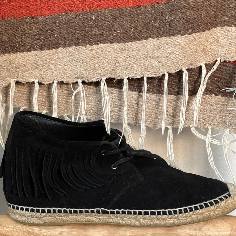 Saint Laurent Black Suede Chukka Boots. NWT - Picture 5 of 7